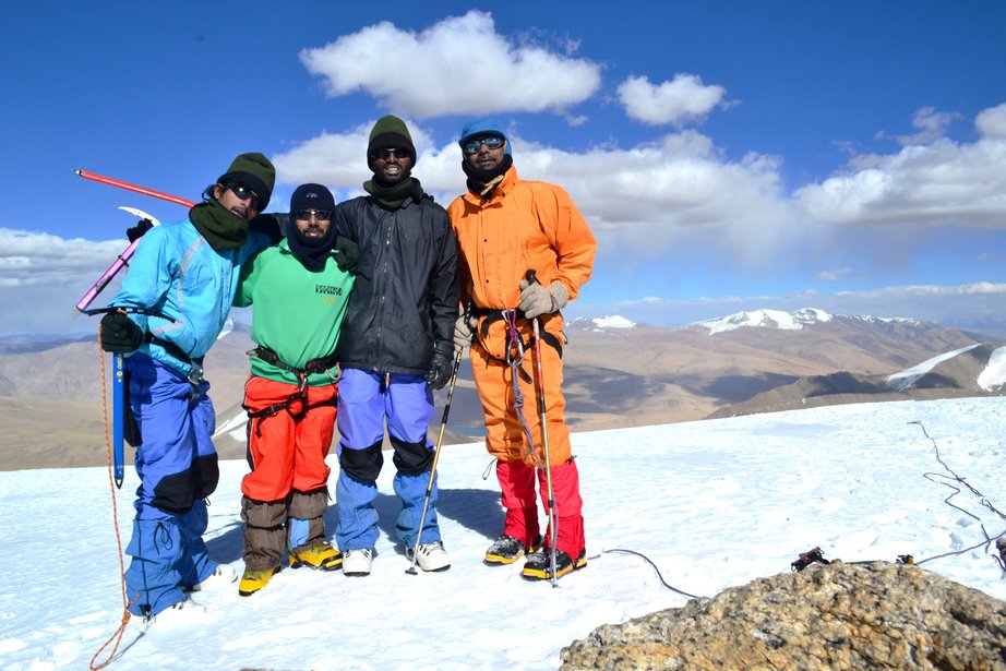Summit of Spanknak-Ri, Ladakh, India 